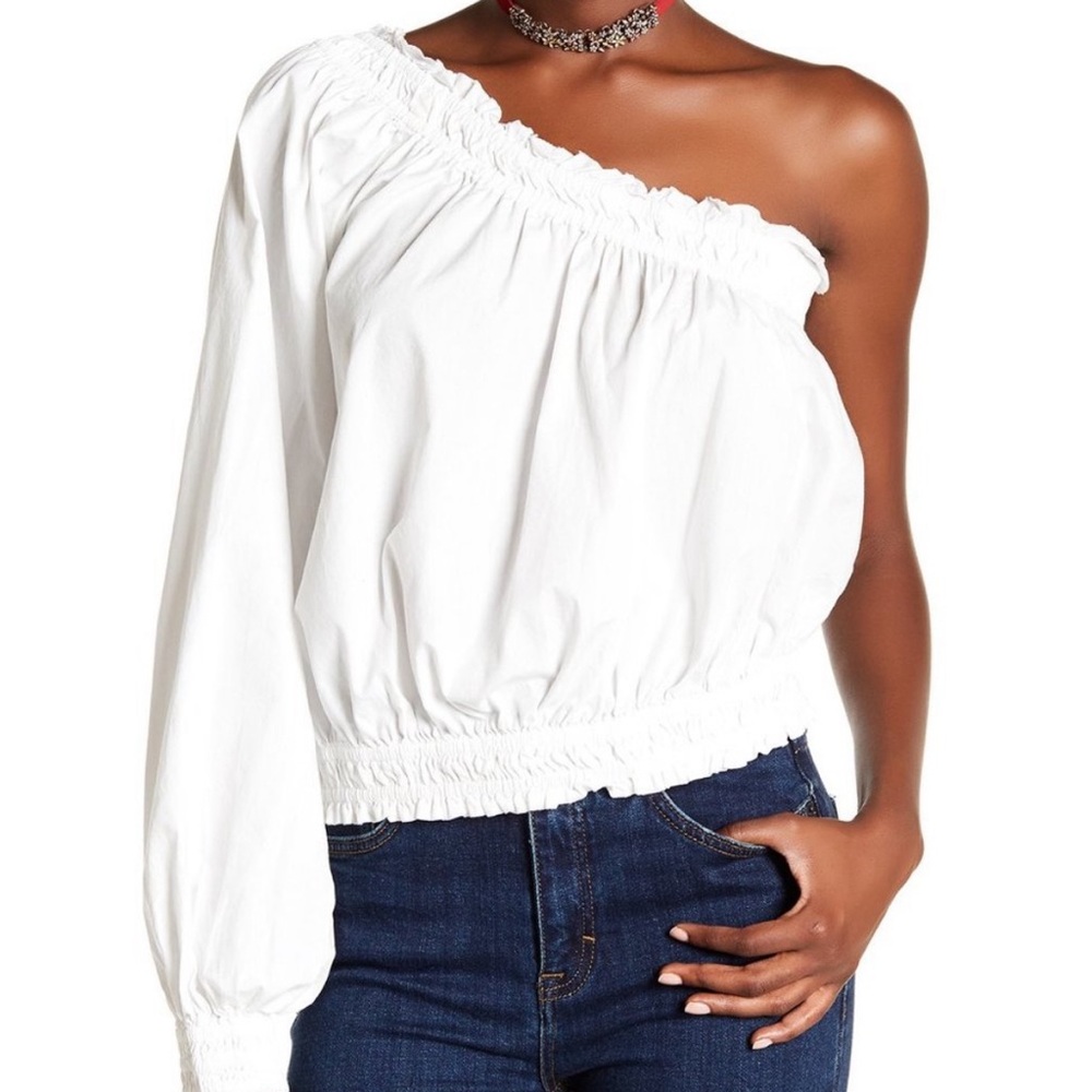 NWT Free People Anabelle One-Shoulder Top